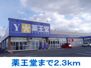 近くのドラッグストアまで2,300m（徒歩29分）