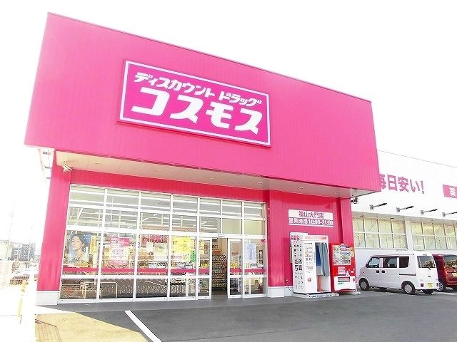 近くのドラッグストアまで750m（徒歩10分）