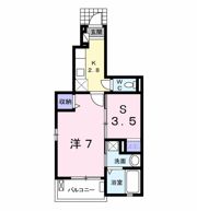 アビタシオン ミサキの間取り画像