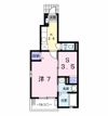 アビタシオン ミサキの間取り画像