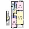 202号室の間取り