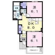 アヴェニール参番館の間取り画像