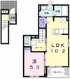 クリスタル 北郷の間取り画像