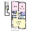 プロムナードKーⅠの間取り画像