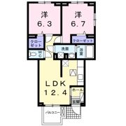 ボヌール伊奈 髙蔵館の間取り画像