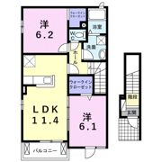 ラデュレⅡの間取り画像