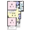 ヴァンベールA棟の間取り画像