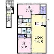 レーガ ブリーズの間取り画像