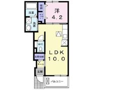 アビタシオン・AYAⅠの間取り画像