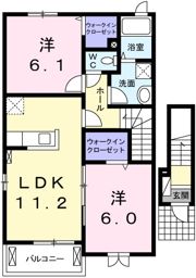 ジェルメメゾン MNの間取り画像