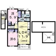 ロマニーヒロノⅡの間取り画像