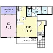 ラ・ヴィーダ くらの間取り画像