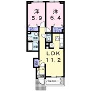 カーサ イナバの間取り画像