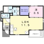 ルミエール六反地の間取り画像
