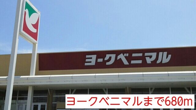 近くのヨークベニマルまで680m（徒歩9分）