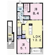 サンロード大岡 B棟の間取り画像