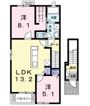 ラ ソレイユ小柳の間取り画像