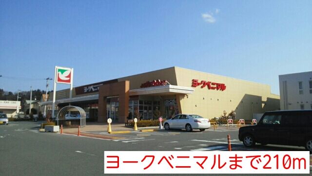 近くのヨークベニマルまで210m（徒歩3分）