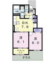 ベル モンテーヌ Ⅰの間取り画像