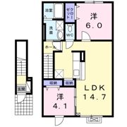 ローレル榎本の間取り画像