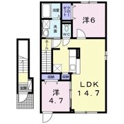 フェリス・ポモドーロⅡの間取り画像