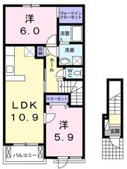 ニュープロムナードの間取り画像
