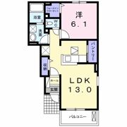 ミルト西新浜Ⅱの間取り画像