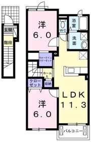エスペランサの間取り画像