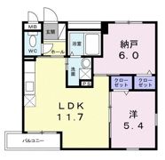 イルソーレ桂 Ⅰ番館の間取り画像