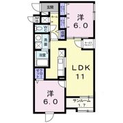 ラ・ブランシュの間取り画像