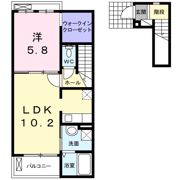 リーゼAの間取り画像