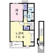 リーゼBの間取り画像