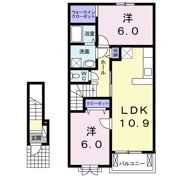 ブラッシュ 61の間取り画像