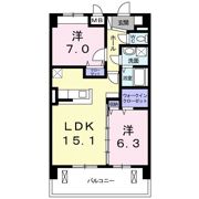 プルメリアの間取り画像