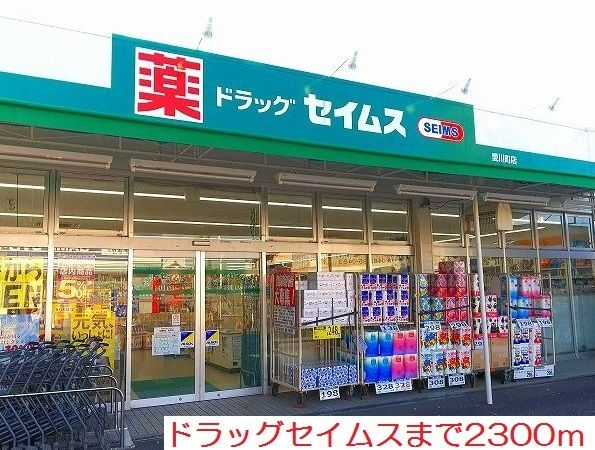 近くのドラッグセイムスまで2,300m（徒歩29分）