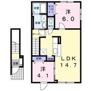 ベル・プロムナードⅣの間取り画像