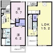 クレア今宿Aの間取り画像