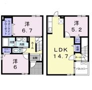 クレア今宿Bの間取り画像