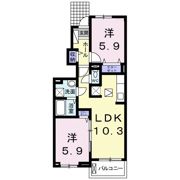 コローネ Ⅰの間取り画像