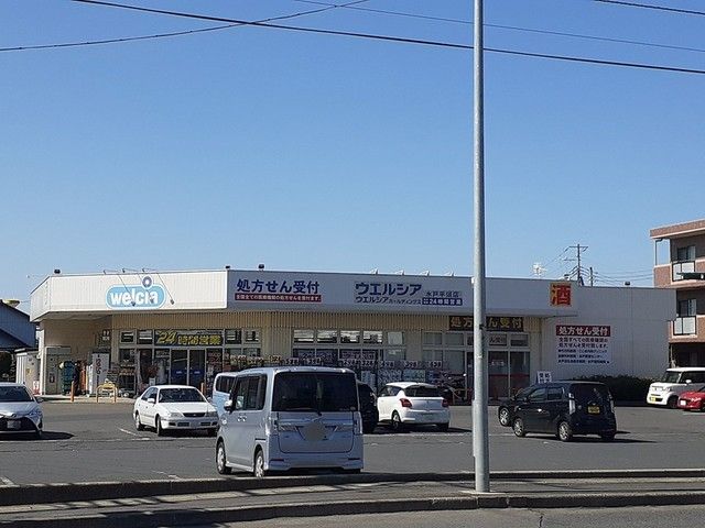 近くのウエルシア　平須店まで500m（徒歩7分）