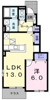 シャトー竹島・Ⅱの間取り画像