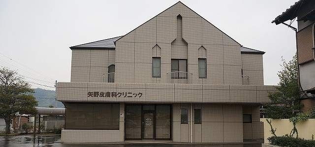 近くの矢野皮膚科クリニックさんまで800m（徒歩10分）
