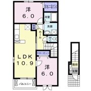 サニーコート Bの間取り画像