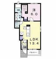 グレイスフル江川 Bの間取り画像