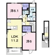 セブンハイツ南Ⅱの間取り画像