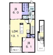 サンヒルズ小本の間取り画像