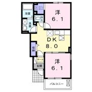 グラース 柏原の間取り画像