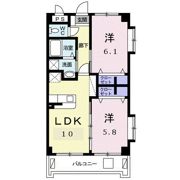 パルミラ豊見台の間取り画像