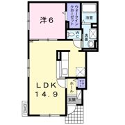 ローズハイムKの間取り画像