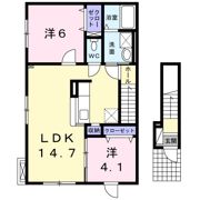 ローズハイムKの間取り画像